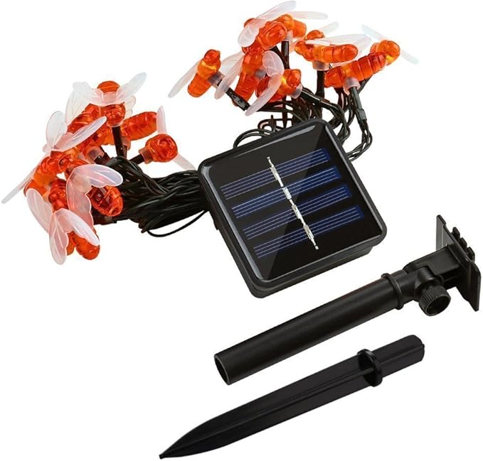 أضواء حديقة شمسية نحل