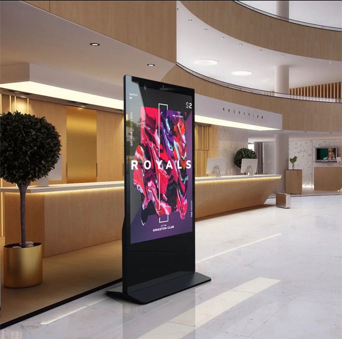 شاشة عرض LCD 65 بوصة – بدون لمس، أداء عالي وتصميم أنيق