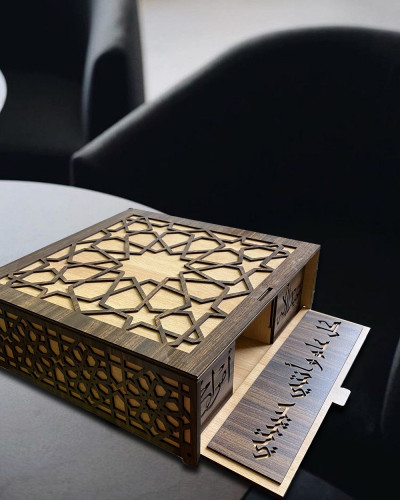 بوكس هدية خشبي فخم