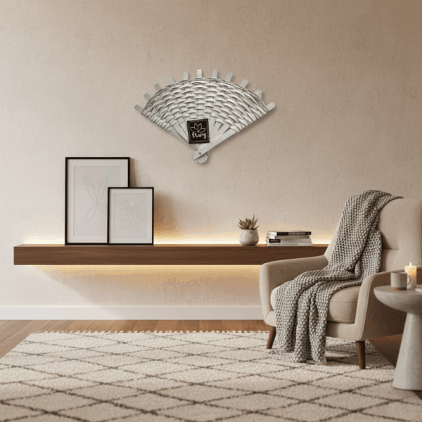 مراوح ديكورية منسوجة للحائط - تصاميم وألوان متعددة