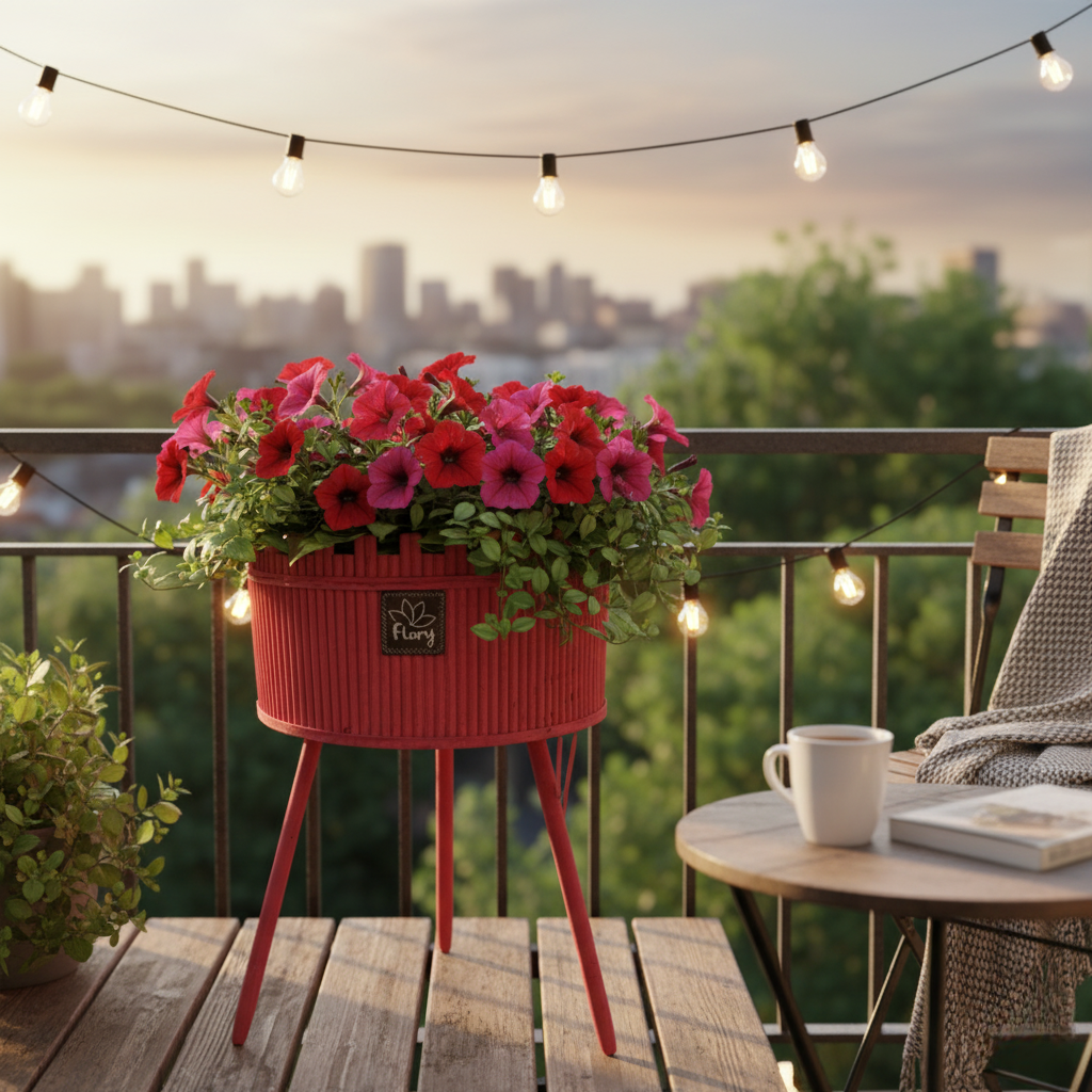 مجموعة من 3 حوامل نباتات منسوجة متدرجة بتصميم التاج - ألوان متعددة