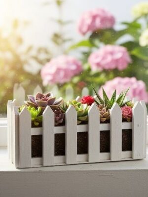 سياج ديكوري صغير - ألوان متعددة