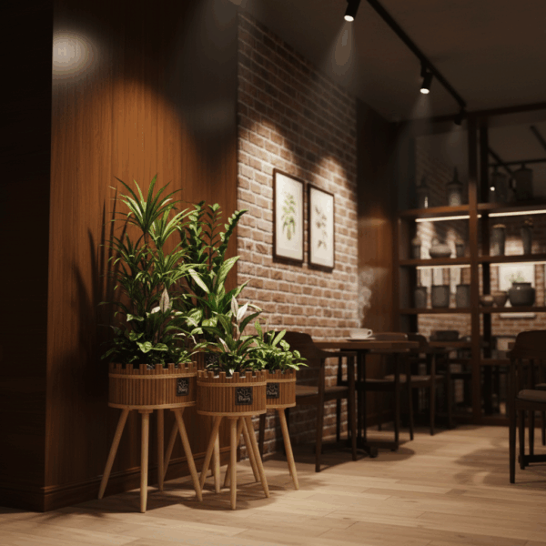 حوامل نباتات متدرجة بتصميم القلعة - ألوان متعددة