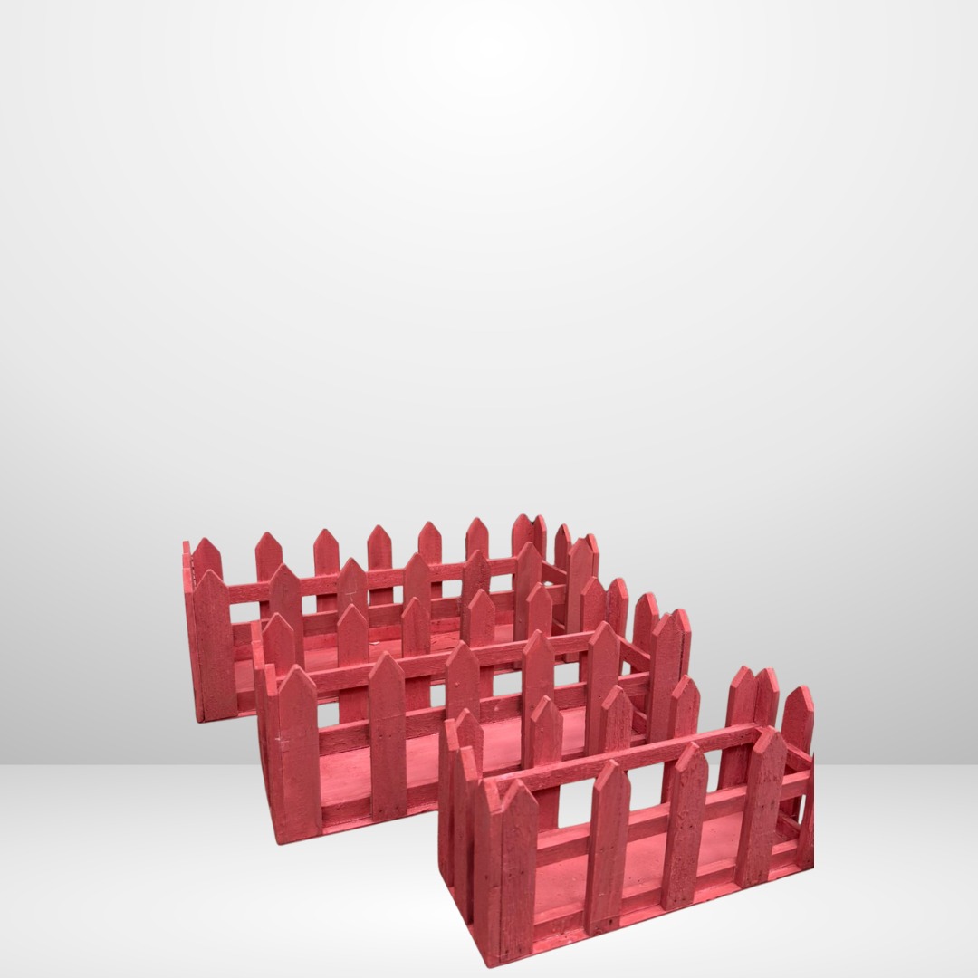 سياج ديكوري صغير - ألوان متعددة