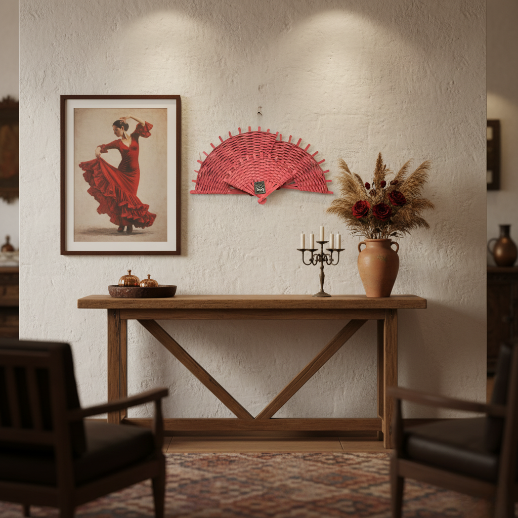 مراوح ديكورية منسوجة للحائط - تصاميم وألوان متعددة