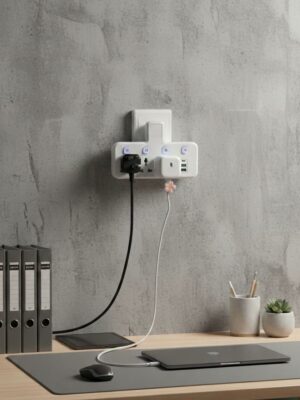 توصيلة المقابس الذكي 3 في 1