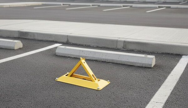 حاجز مواقف السيارات اليدوي