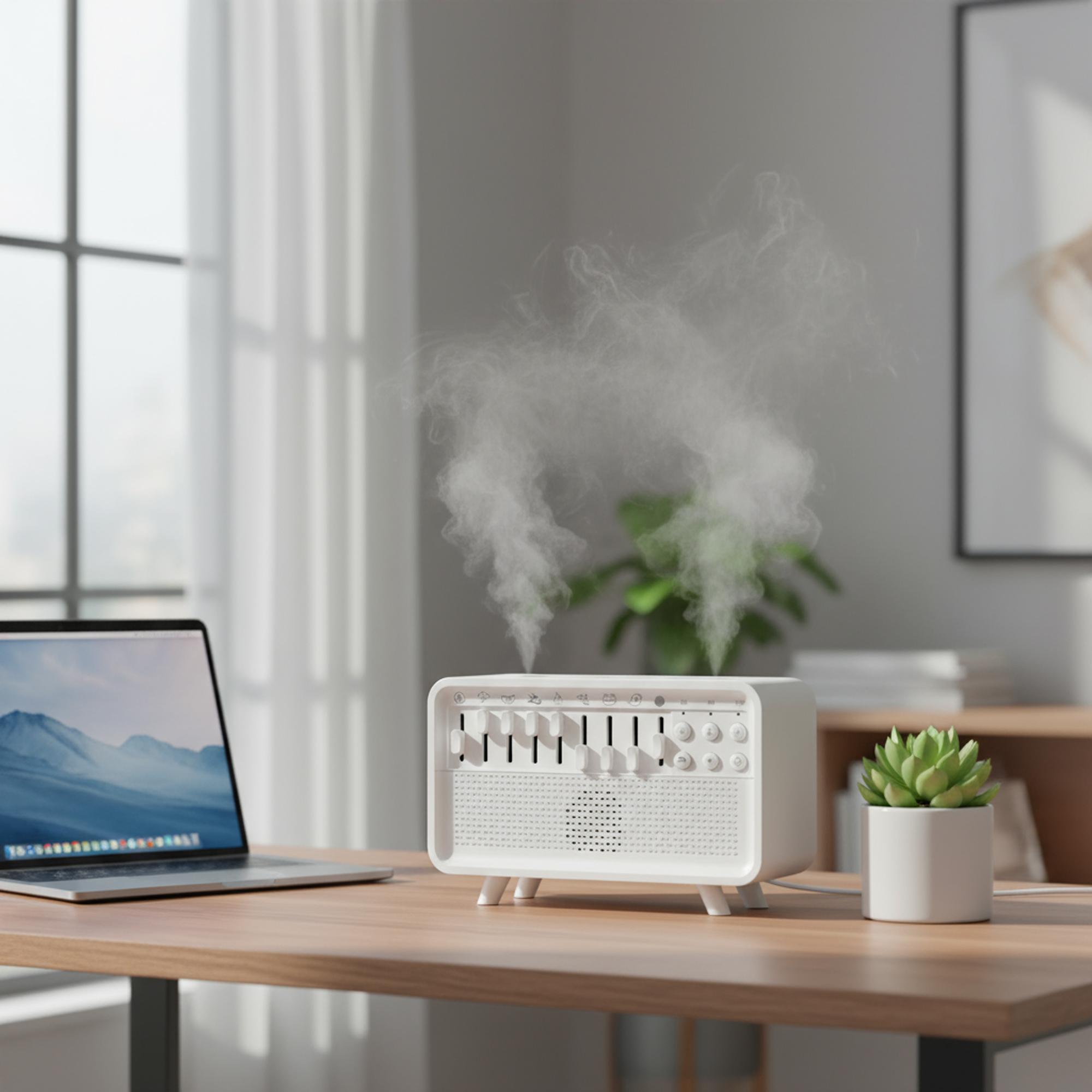 جهاز مساعد على النوم، 8 خيارات لمزج أصوات الطبيعة