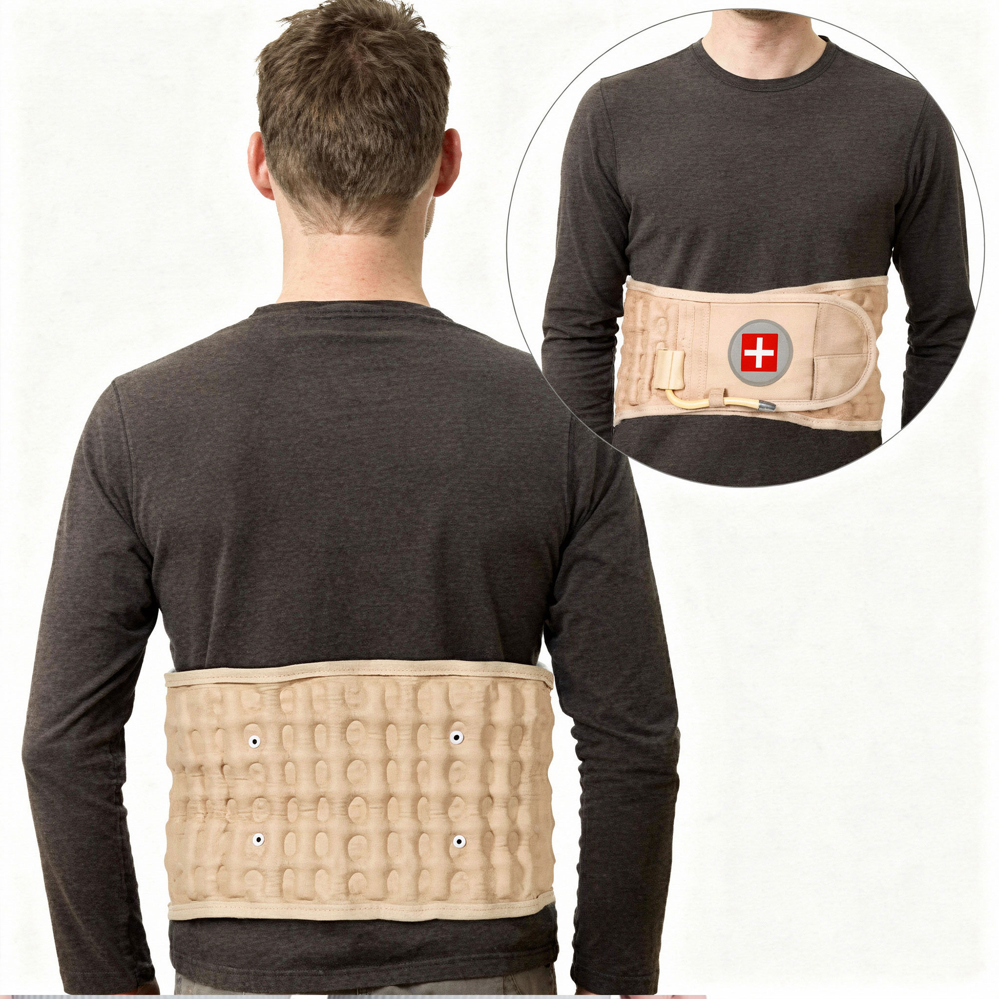 حزام دعم أسفل الظهر للرجال والنساء لتخفيف آلام أسفل الظهر