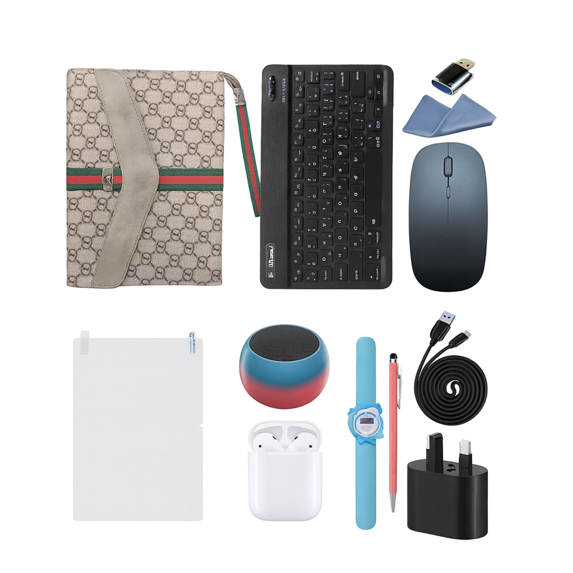 تابلت GT200 بكيبورد و ماوس بلوتوث (ضمان 6 اشهر ) + مجموعة هدايا